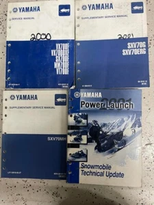 2000 2001 2002 Yamaha Nieve VX700E SX700F MM700F Servicio Tienda Manual Juego - Imagen 1 de 6