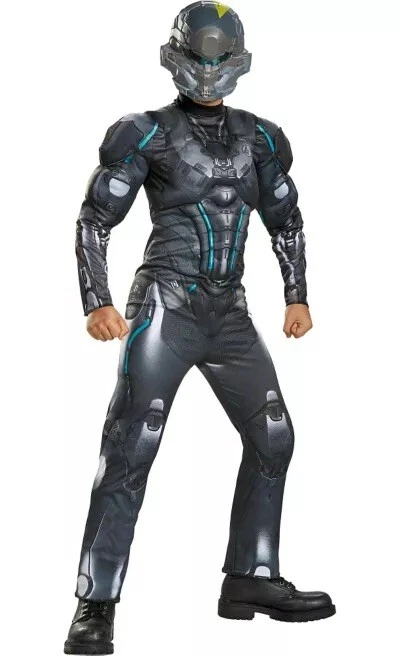 Disfraz Spartan Classic Muscle Halo Microsoft Juvenil-Grande Foto 1 de 1