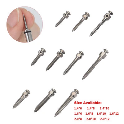 CAREPACY USA Dental Ortho Titanium Micro Implant Mini Screw Self-Drilling Titanium Alloys