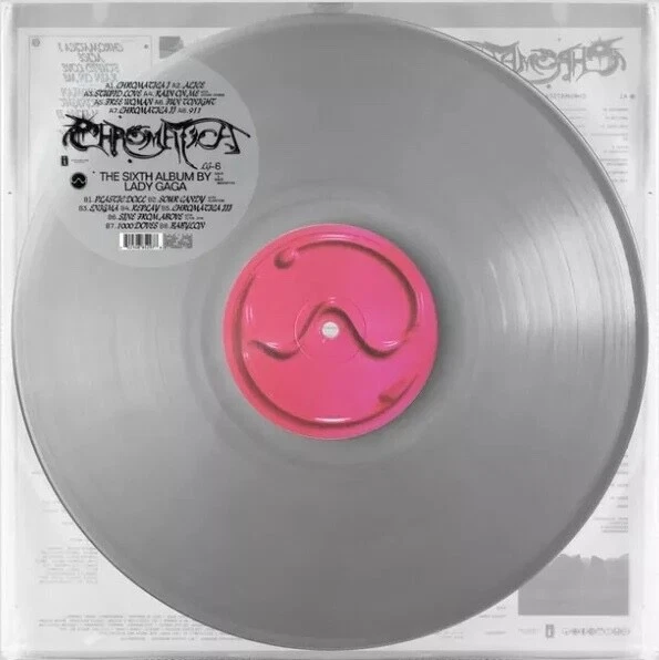 LADY GAGA Chromatica (NEW) Silver Vinyl LP ariana grande blackpink taylor swift - Image 1 of 1