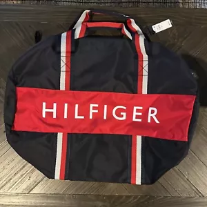 Borsone Tommy Hilfiger in tessuto con logo borsa da viaggio - Foto 1 di 5