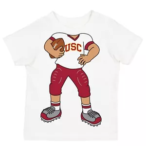 USC Trojans Heads Up Football Cheerleader Baby/Toddler T-Shirt - Picture 1 of 4