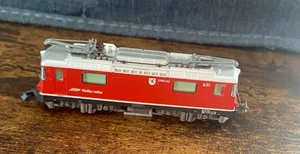 KATO 'N' GAUGE 3102 RHB RED GE4/4 UNTERVAZ 631 ELECTRIC LOCOMOTIVE - Picture 1 of 7