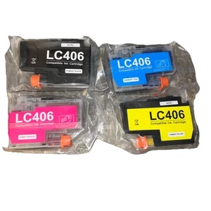 4 Pack Of LC406 Ink Cartridges - Picture 1 of 1