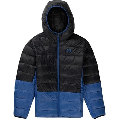 Chaqueta con Capucha Under Armor Legend 600 Relleno Puffer Negro Azul Embalable Talla XL Foto 1 de 4