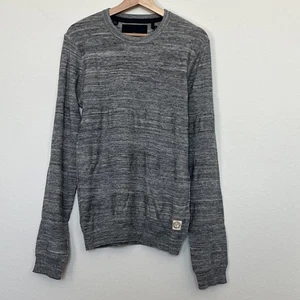 Maglione pullover uomo girocollo manica lunga Buffalo David Bitton mix grigio XL - Foto 1 di 9