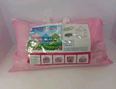 I Mountek Girls Pink Princess Castle  Playhouse Children Kids Play- Read - Image 1 of 4