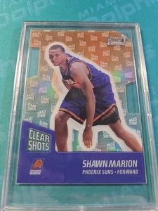 SHAWN MARION 1999-00 Stadium Club Chrome Clear Shots Rc #CS4 Phoenix Suns - Picture 1 of 2