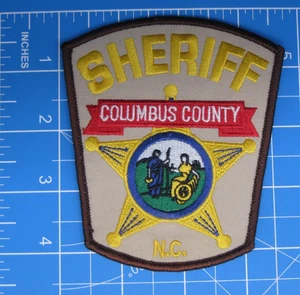 Columbus County North Carolina Sheriff patch - Picture 1 of 2