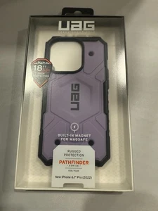 *NEUF* Coque UAG Pathfinder avec MagSafe pour iPhone 14 PRO 6.1'' - Lilas / Violet - Photo 1 sur 6