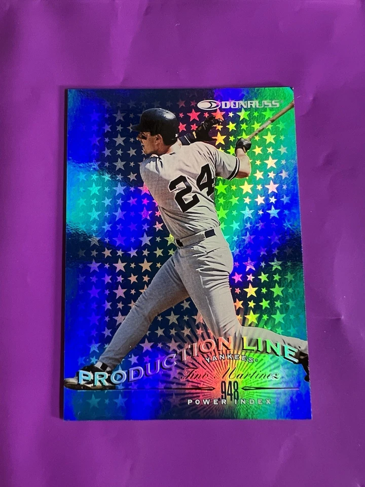Donruss Production Line Power Index 1998/948 Tino Martinez #19 - envío gratuito Foto 1 de 2