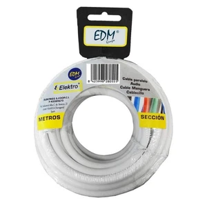 Koncentryczny kabel antenowy TV EDM 28230 biały 25 m - Zdjęcie 1 z 2