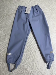 M&S Storm wear Kids Waterproofs Bottoms With Stirrups Sizev4-5 Yeras Blue - Picture 1 of 2