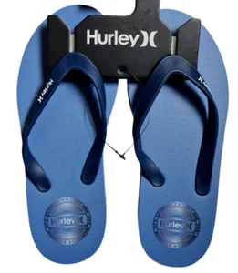 Chanclas Hurley para hombre azules tallas uk8 uk9 uk10 uk11 uk12 uk13 envío gratuito del reino unido - Imagen 1 de 1