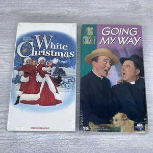 White Christmas (VHS, 1990) & Going My Way (VHS, 1994) Bing Crosby NEW SEALED! - Picture 1 of 9