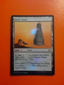 MTG FOIL Urza's Tower RARE MISPRINT [English, Double Masters, Free P&P] - Picture 1 of 2