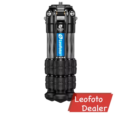 Leofoto LS-223C X Version Table-Top/Mini Tripod Carbon Fiber for Camera w case - Image 1 of 4