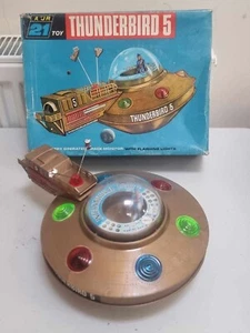 Thunderbirds Jr 21 Rosenthal Toys Thunderbird 5 Boxed Excellent - Picture 1 of 8