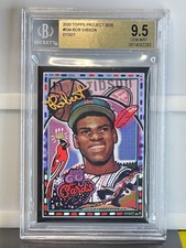 Topps PROJECT 2020 Bob Gibson #334 1959 Rookie by Efdot BGS 9.5 Cardinals POP 1