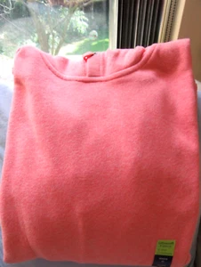 ~NEW ULTRA SOFT-TEK GEAR FLEECE HOODIE SWEATSHIRT~XL PULLOVER~TRUE MELON~POCKET~ - Picture 1 of 6