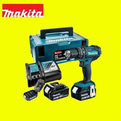 Makita DHP482JX14 18 V LXT Akku-Kombibohrer Inc 2x 5,0Ah Schläger & B-68323 Bit - Bild 1 von 4