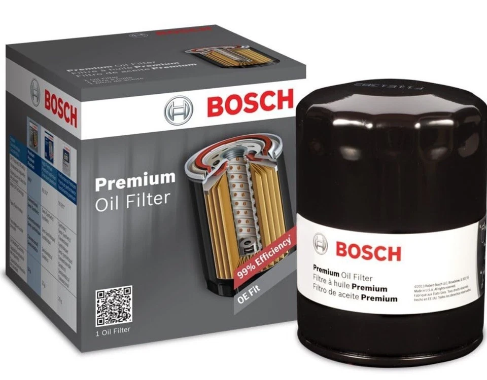 博世发动机机油过滤器-优质机油过滤器博世 3323 (2 件装) — 第 1/2 张图片