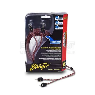 Stinger SI429 4000 Series 2-Channel 9Ft. RCA Lead Cable - image 1 of 2