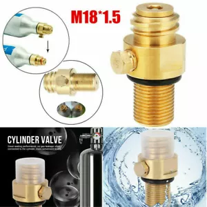 M18*1.5 Refill CO2 Valve Adapter Thread Converter Replacement For SodaStream - Bild 1 von 5
