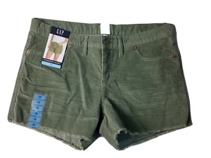 GAP Women's Corduroy Shorts w/ Raw Edge Hem - Picture 1 of 9