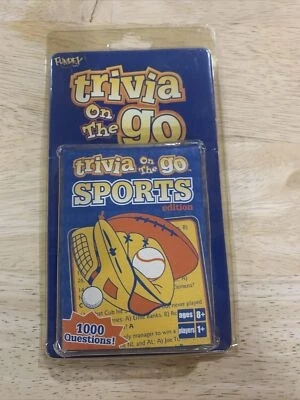 2004 Fundex Trivia on the Go Sports Edition-SEALED! vintage - Image 1 of 4