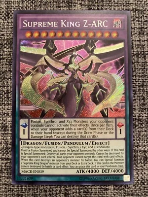 Supreme King Z-ARC MACR-EN039 Maximum Crisis Unlimited - Image 1 of 2