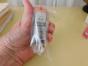 CANON INK CARTRIDGE 221 BLACK PGBK LARGE SEALED NEW - Picture 1 of 3