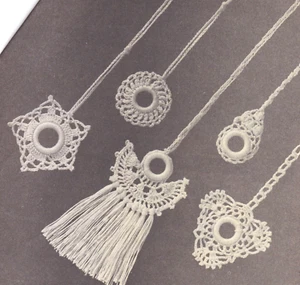 VINTAGE Shade Pulls or Necklace/Decor/Crochet Pattern INSTRUCTIONS ONLY - Picture 1 of 1