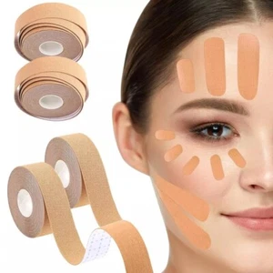 4 Rolls Frownies Facial Patches,Face Lift Tape,Face Tape for Wrinkles Overnight - Picture 1 of 8