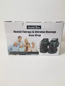 HailiCare Heated Knee Massager, Heat Vibration Knee Wrap Massage - Picture 1 of 12
