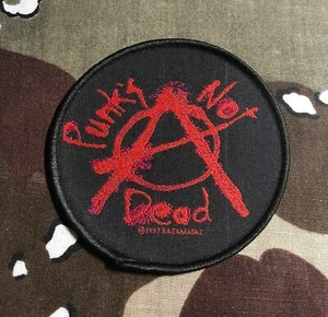 Punk's Not Dead Woven Patch P014P - Picture 1 of 2