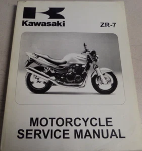 1999 2001 2003 Kawasaki ZR750F ZR-7 Moto Servicio Tienda Manual 99924-1248-04 - Imagen 1 de 3