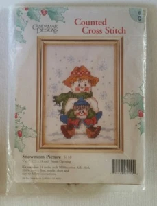 Candamar Designs "Snowmom Picturer" Weihnachten gezählt Kreuzstich Set 5110 NEU - Bild 1 von 2