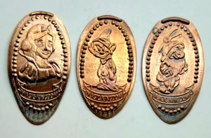 SNOW WHITE GRUMPY Magic Kingdom Pressed Penny Lot ~ RETIRED MK0039 MK0040 MK0041 - Picture 1 of 1