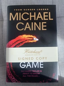 Deadly Game, Michael Caine, Signed, first print, Hatchards' signed copy band - Bild 1 von 9