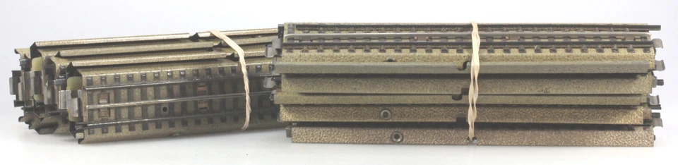 Marklin #3600 M Track Straight Sections,  1947 to 1955 - Lot of 20 Pieces - Image 1 of 1