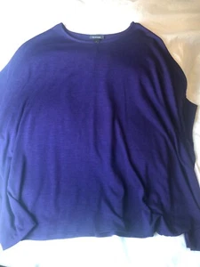 B Design Poncho Style Top angesetzt Tank Tunika fließend Top offene Seiten Gr. L - Bild 1 von 7