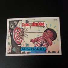 BLOW HARDY 507b Garbage Pail Kids 1988 Original Series 13 GPK Garbage Gang Back