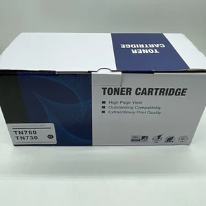 CARTUCCIA TONER TN760 TN730 Confezione da 2 Nero - Foto 1 di 9