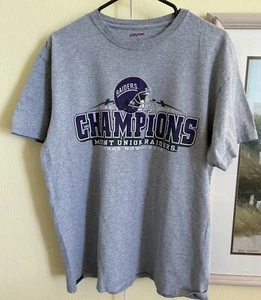 MOUNT UNION Purple Raiders 2015 Stag Bowl Championship T-Shirt Herren Large NCAA - Bild 1 von 4