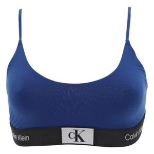 Calvin Klein Unlined Bralette 000QF7245E, Viola (Lavender Blue), M DonnaM - Foto 1 di 2