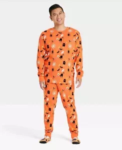 Men's Halloween Print Matching Family Pajama Sleep 2 Piece Set Size XXL Target - Picture 1 of 4