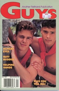 Guys Magazine April 1998. Vintage gay interest magazine. - Picture 1 of 2