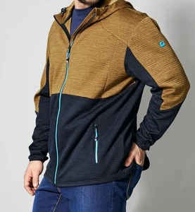 KILLTEC Powerstretch Chaqueta con Cremalleras Impermeable y Viento Azul Marino - Imagen 1 de 3