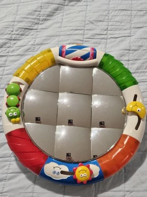 Espejo de piso interactivo raro Step Ahead juguete para bebé reproduce música funciona 10" L@@K de colección Foto 1 de 4